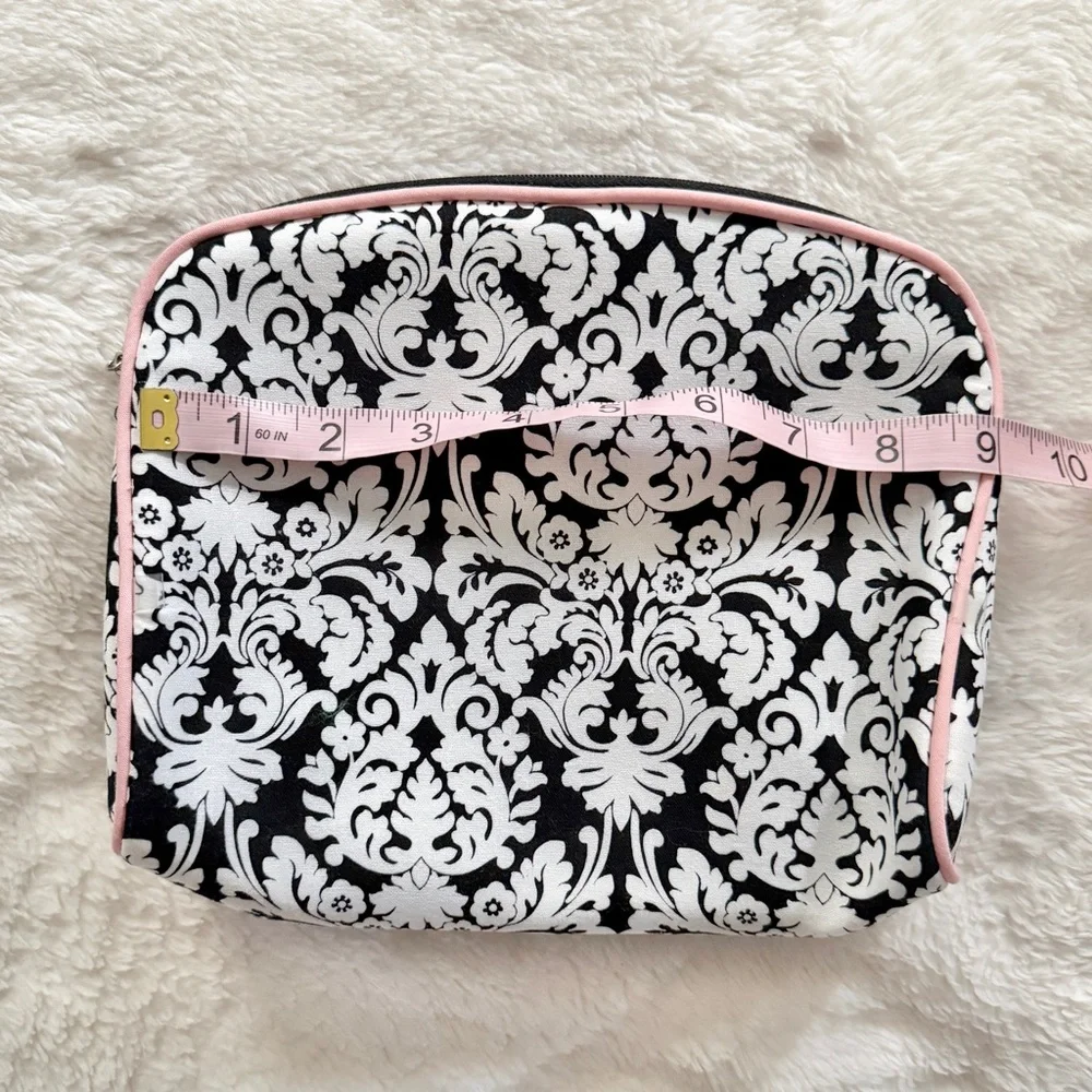 Makeup Toiletry Bags Set of 3 Black White Patterns